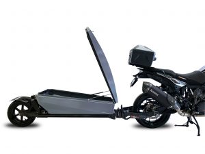 Motorcycle Long Trailer with Thule
